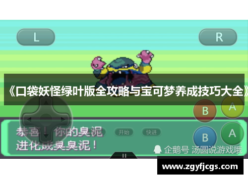 《口袋妖怪绿叶版全攻略与宝可梦养成技巧大全》